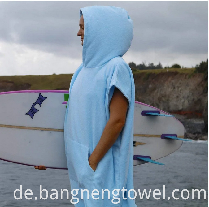 Microfiber Hooded Beach Towel 